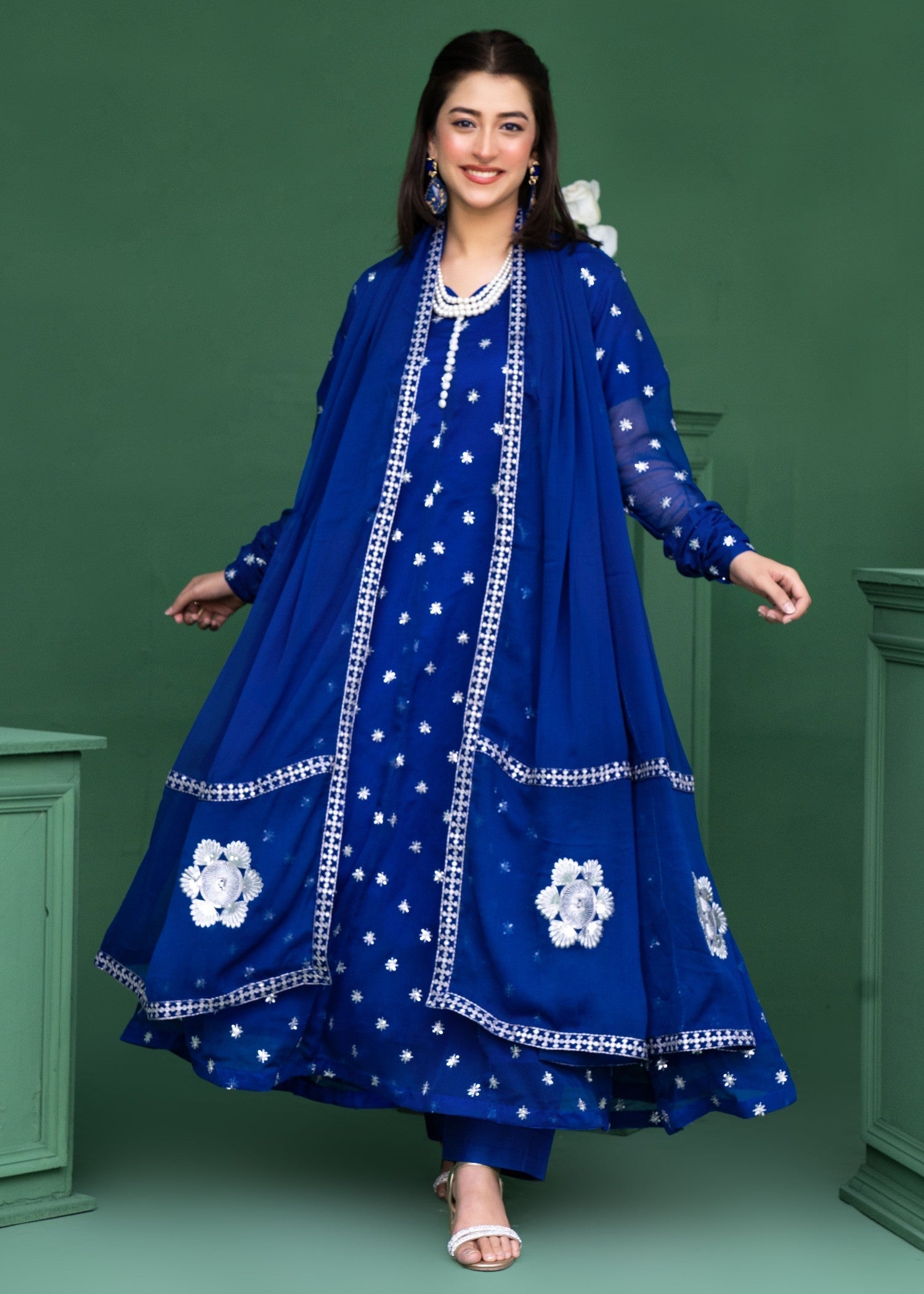 Style Saga 2178 Ink Blue Women 3pcs