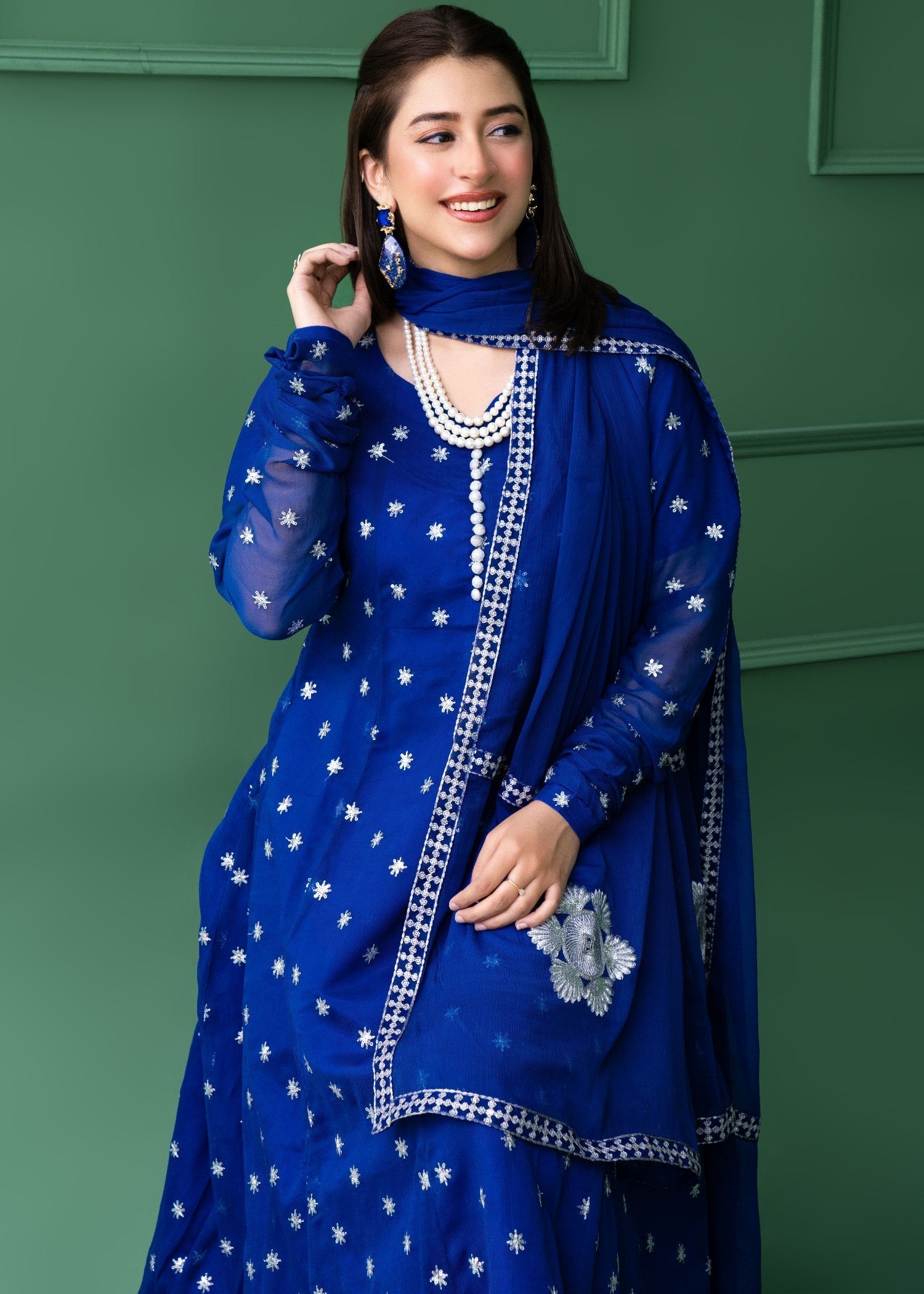 Style Saga 2178 Ink Blue Women 3pcs