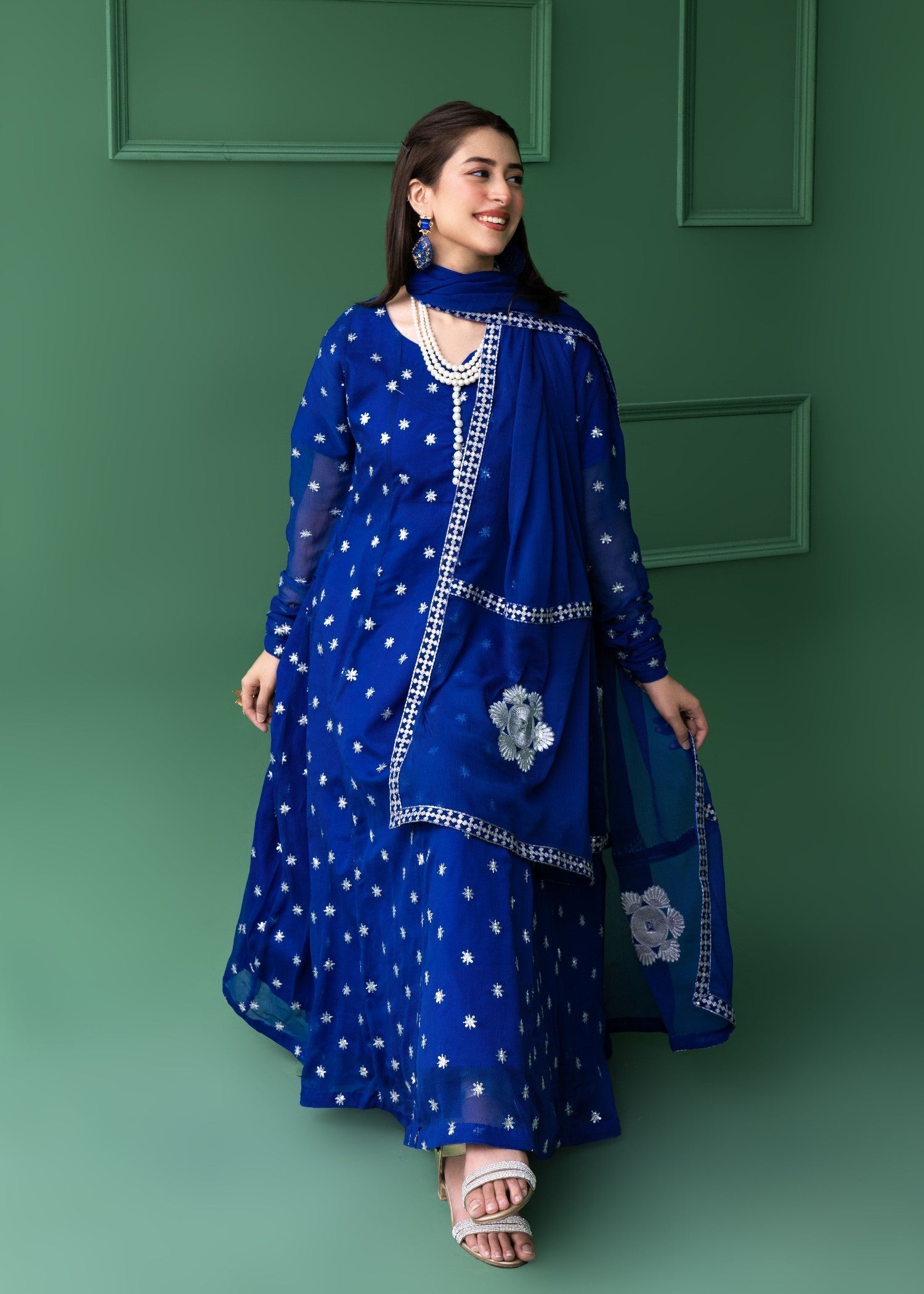 Style Saga 2178 Ink Blue Women 3pcs