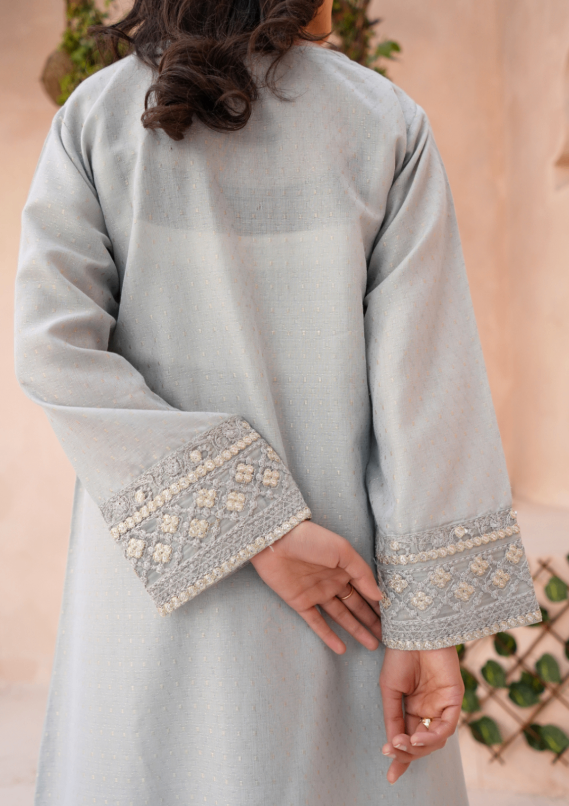 Yolo Pret Embroidered Golden Jacquard Maisuri JASHAN S25 0043 Women 2pcs