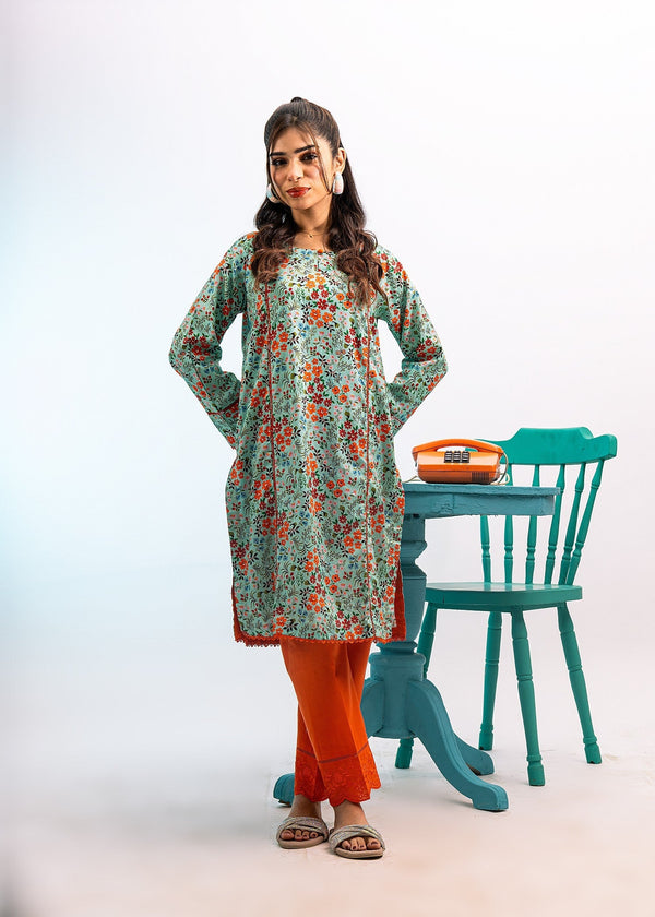 Mahrukh Gul Couture & Rakhtaa Turquoise Petals 003 Women 1pcs
