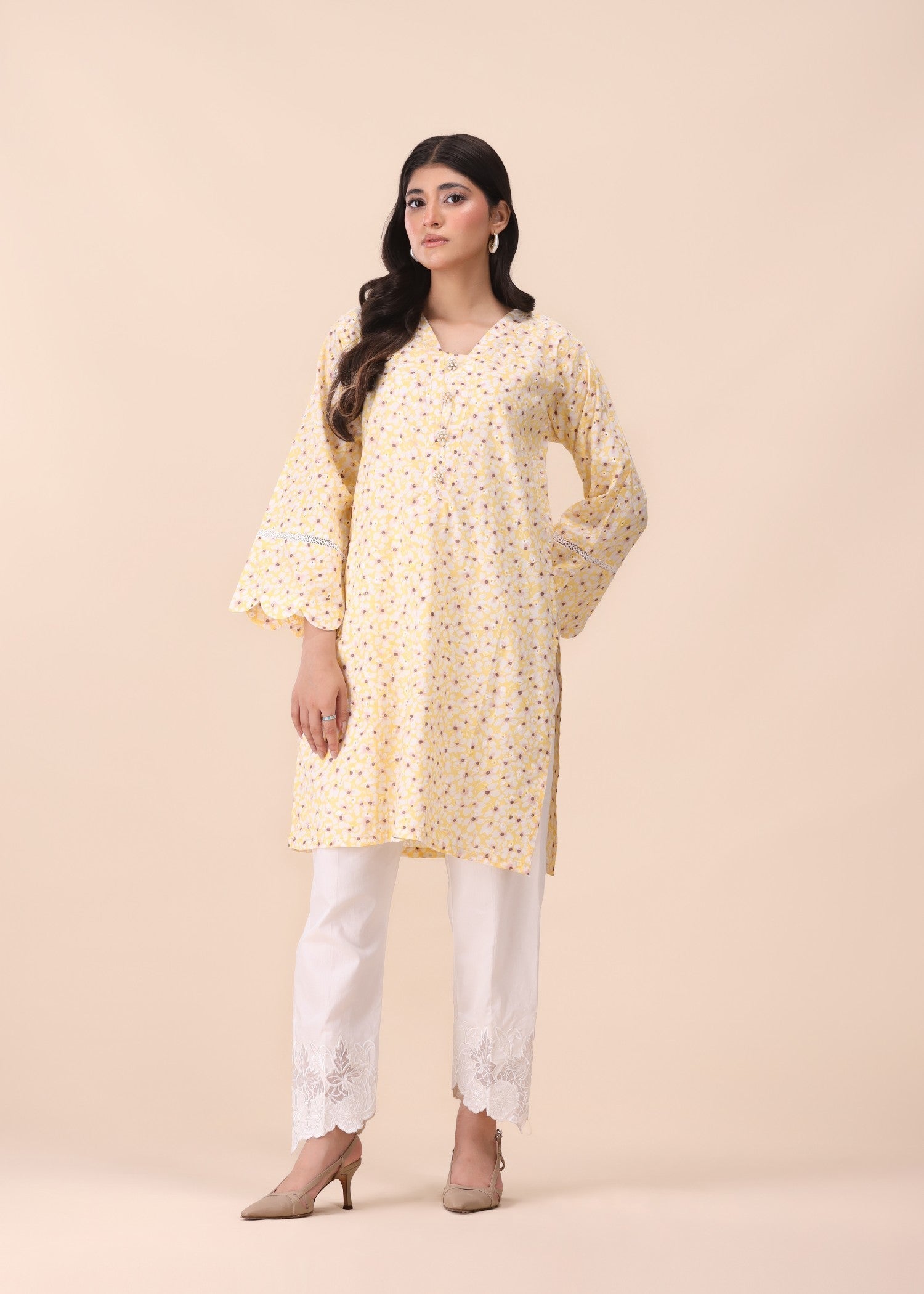 Mhw Floral Chikankari Women 2pcs