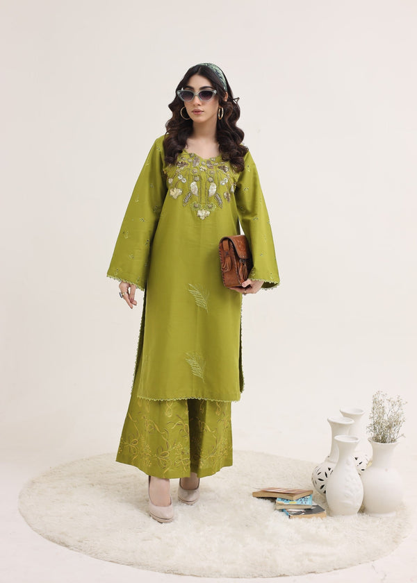 Style Saga 2263 Parrot Green Women 2pcs