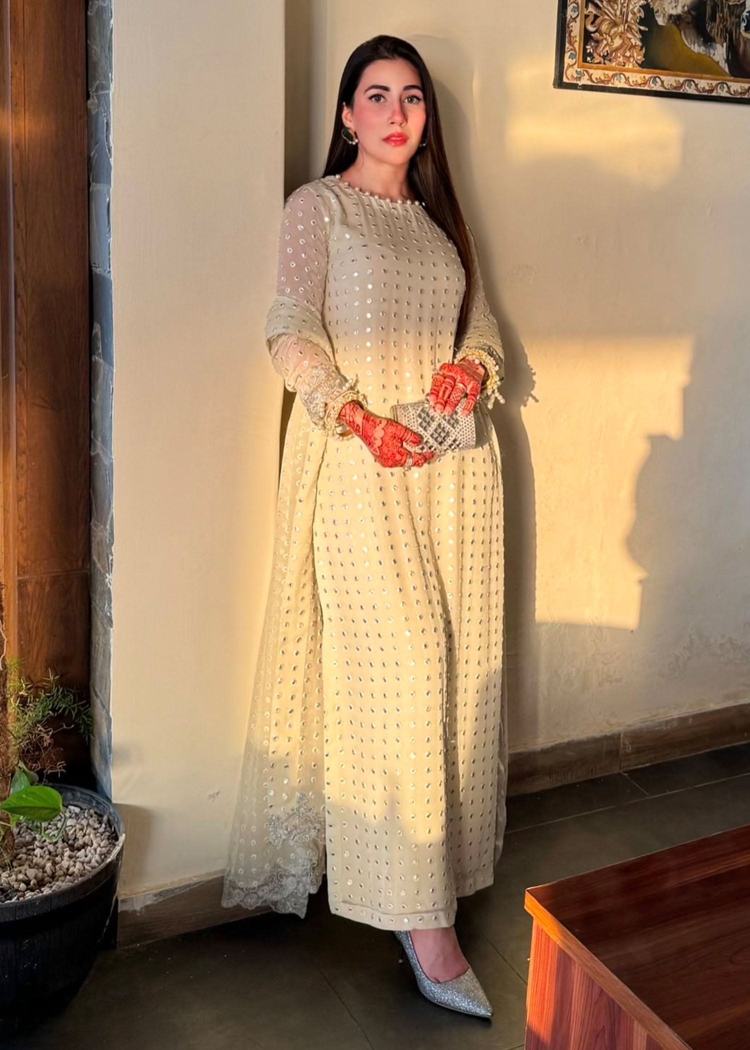 Rang-e-Haya Salina (Cream) Women 4pcs