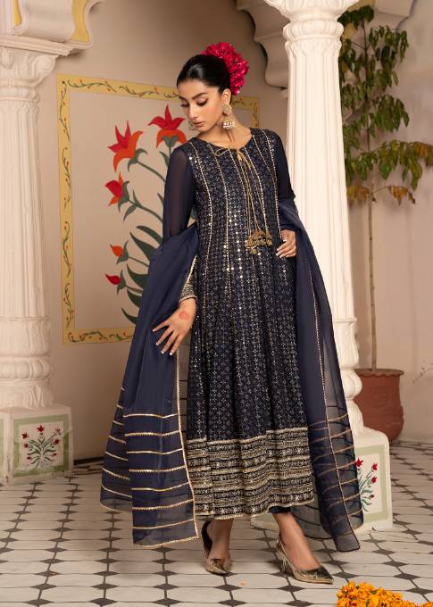 Misl Maya Navy Blue Women 3pcs