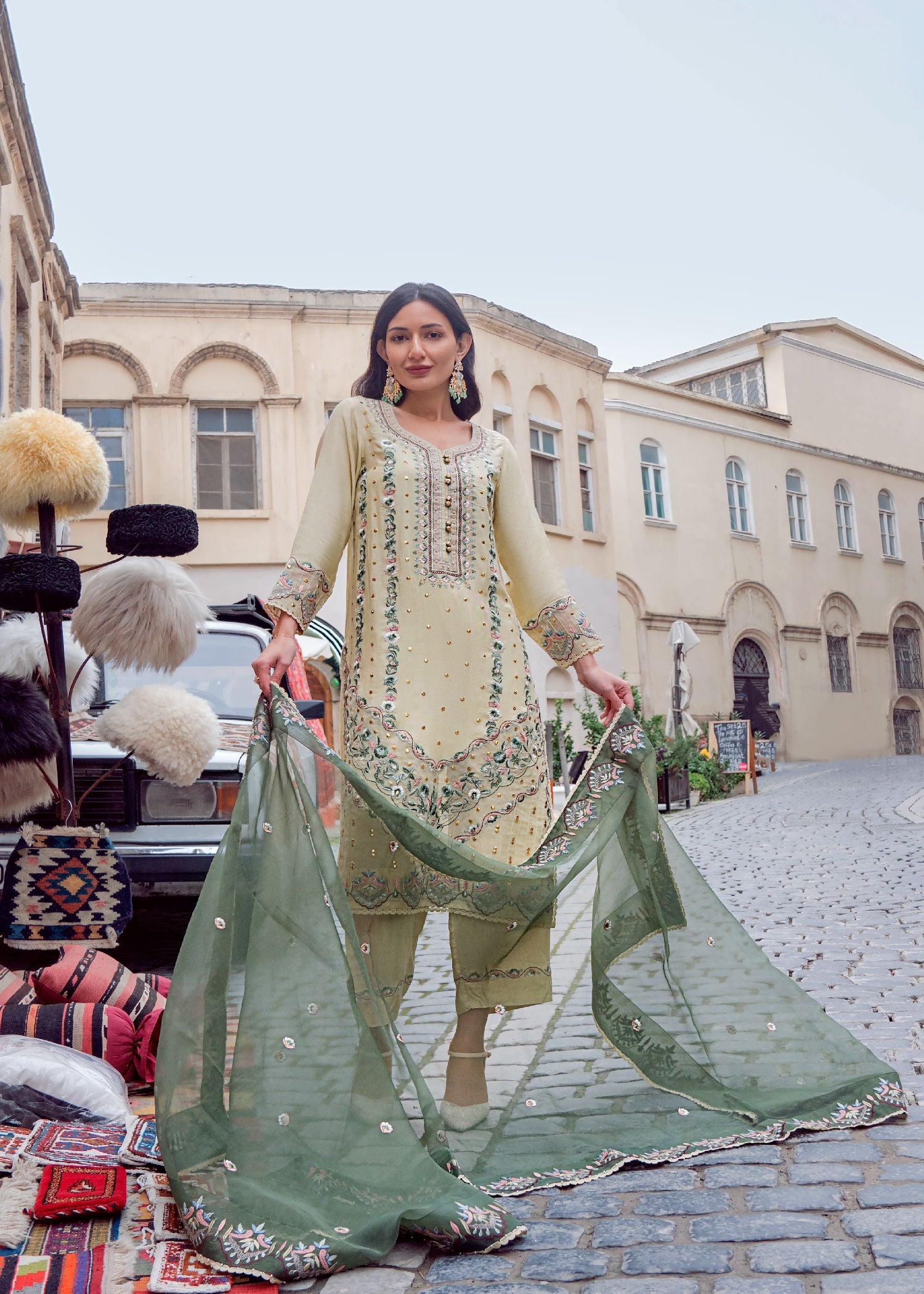 Muntaha By Shanzay Lime Nazneen Women 3pcs