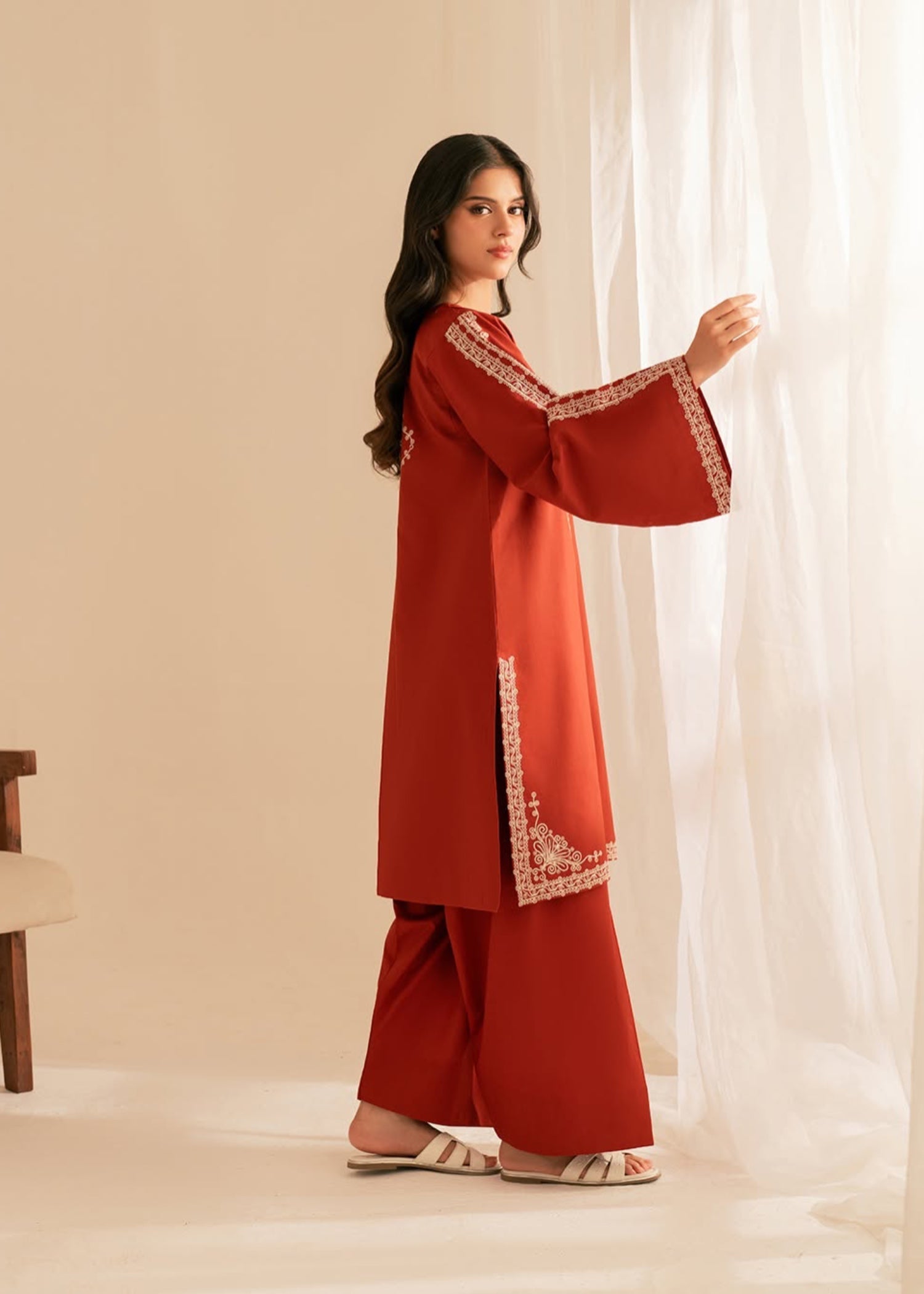 The Turkish Wear RUSTY KURTA SET Women 2pcs