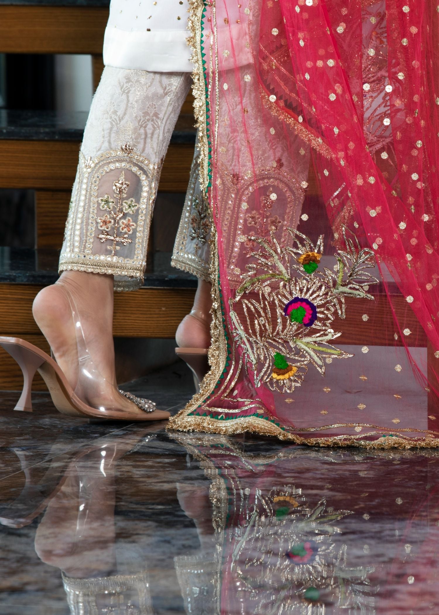 Khuda Baksh Creations Z 279 White Women 4pcs