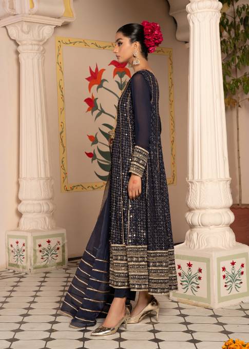 Misl Maya Navy Blue Women 3pcs