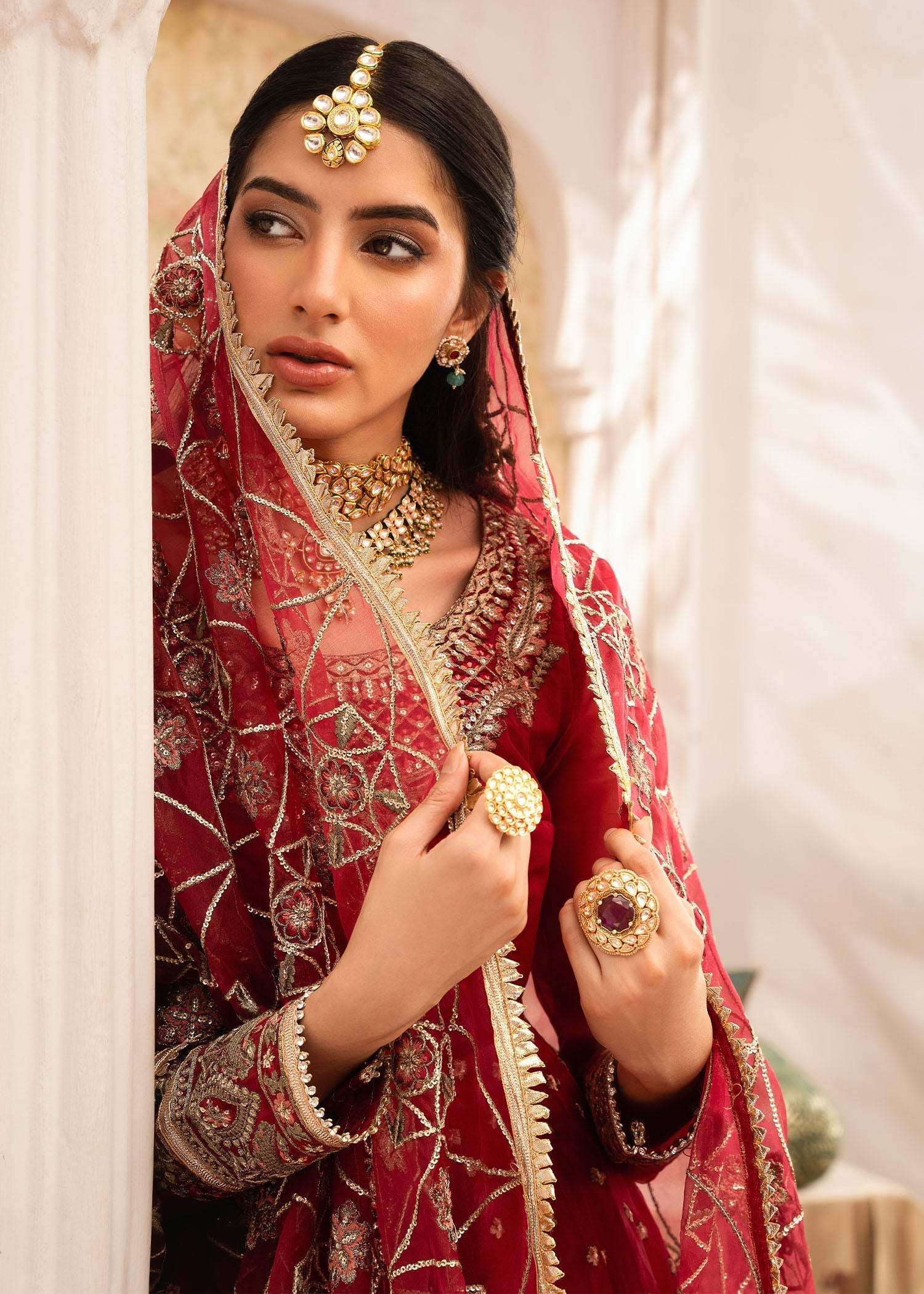 Rang-e-Haya Ruby (Rose Red) Women 4pcs