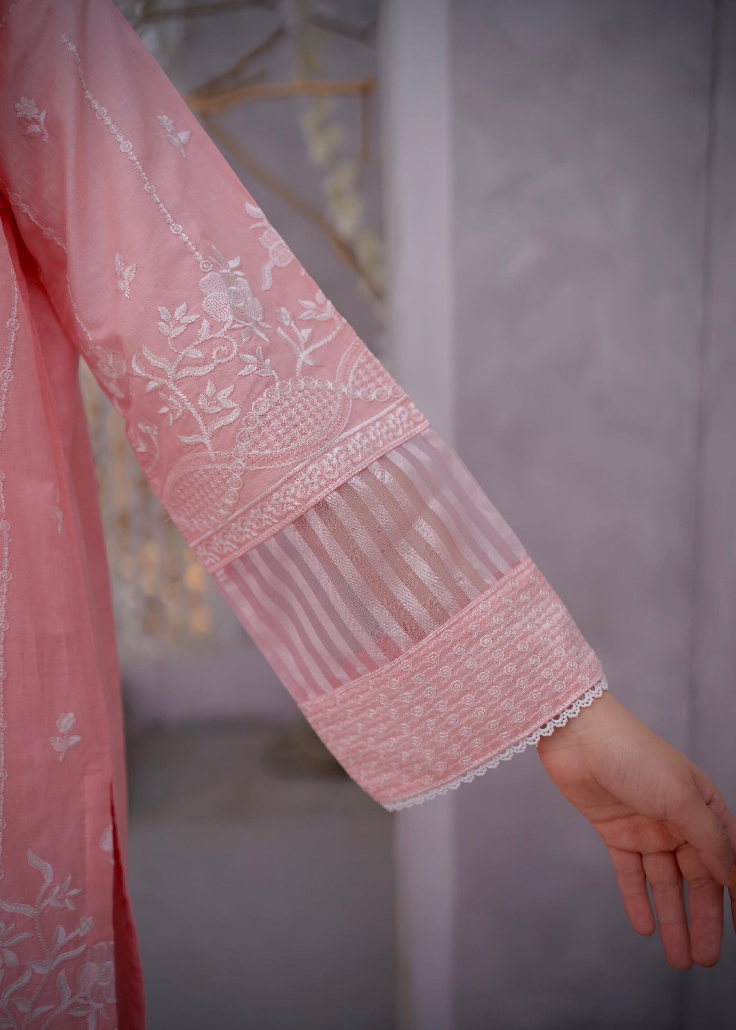 Mishkaat Clothing Paro Peach Women 3pcs