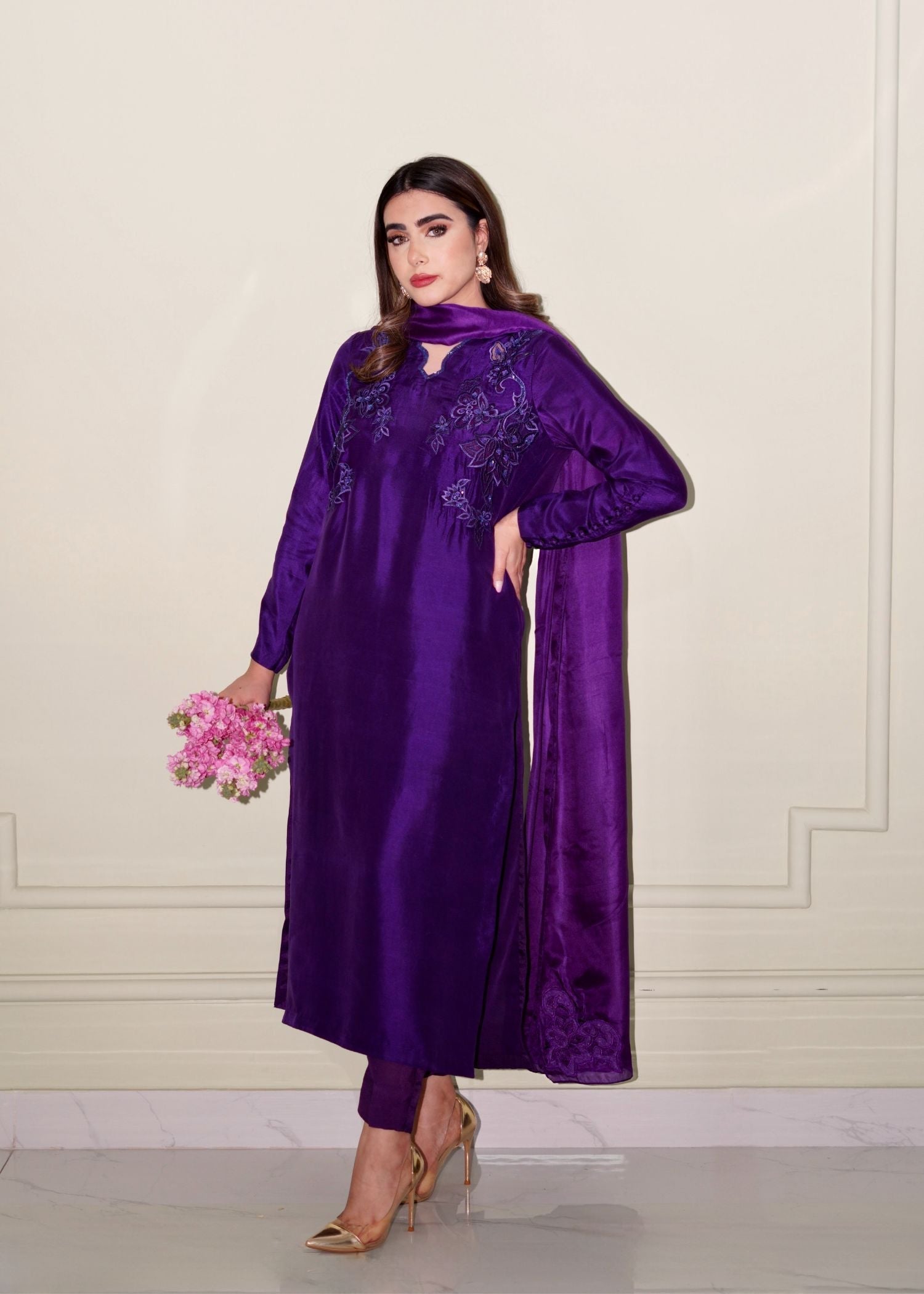 Hues Atelier Deep Purple Women 3pcs