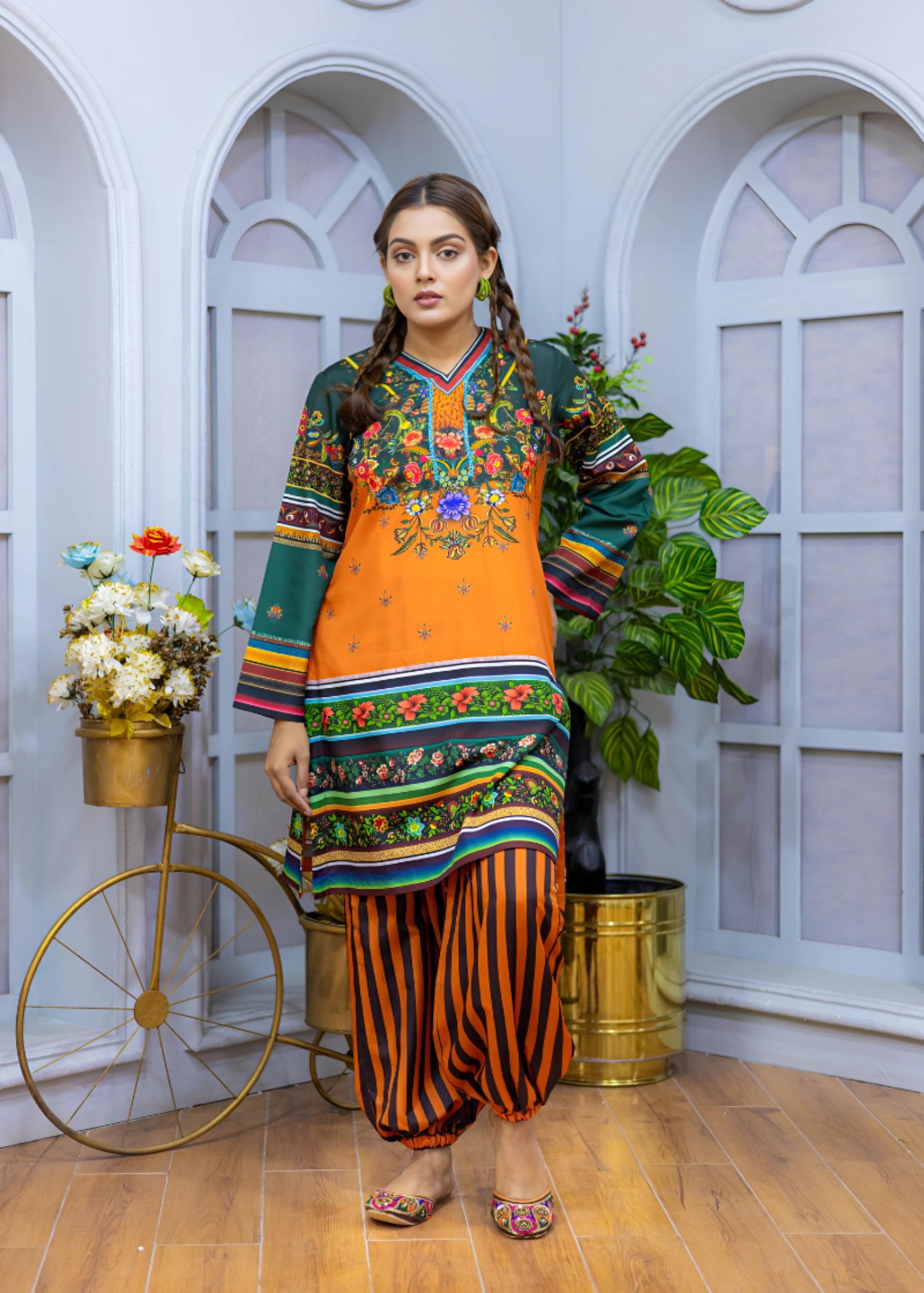 Posheri Pepper stripes Women 2pcs