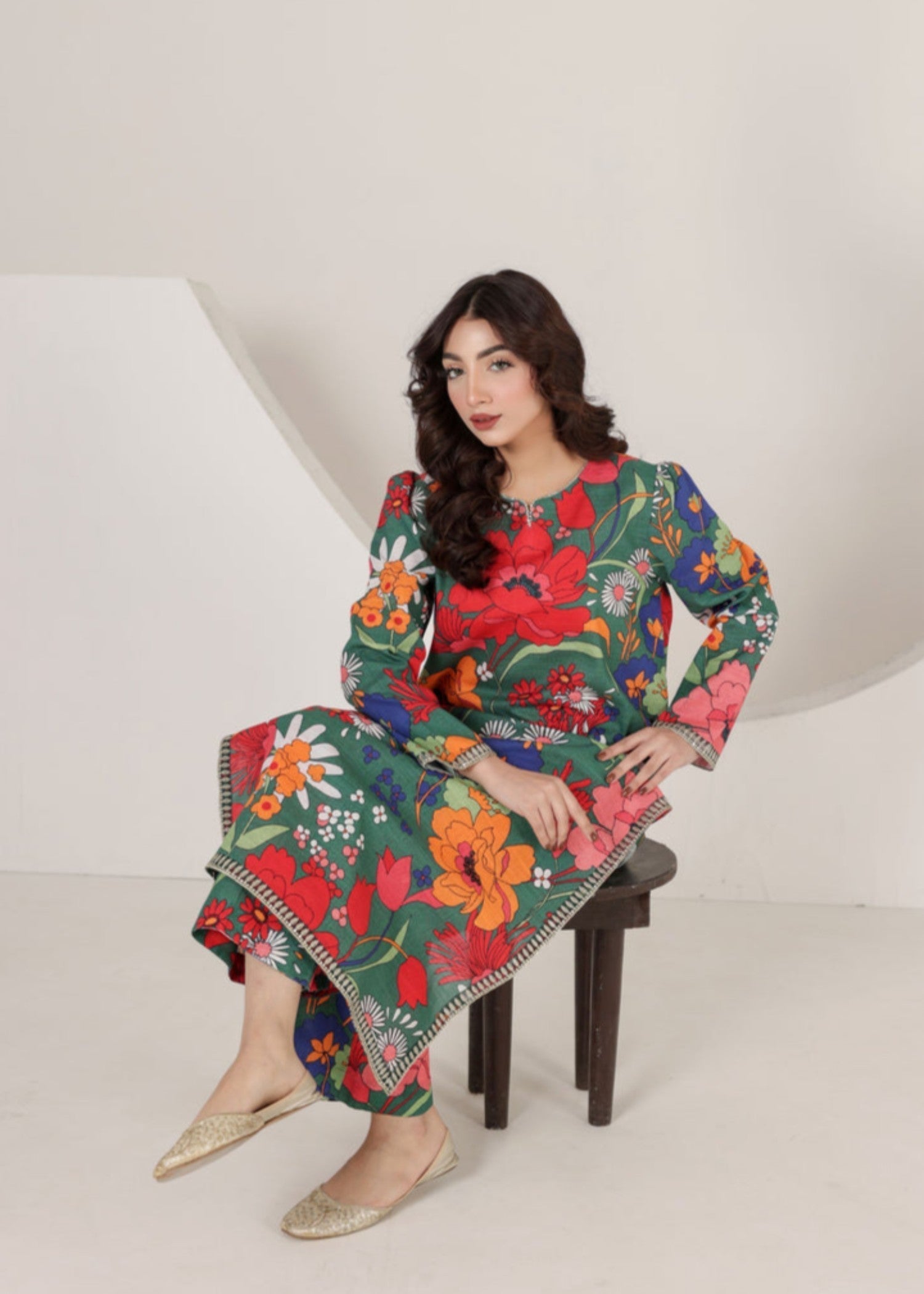 Chaudhary Arts Meena Printed Women 2pcs