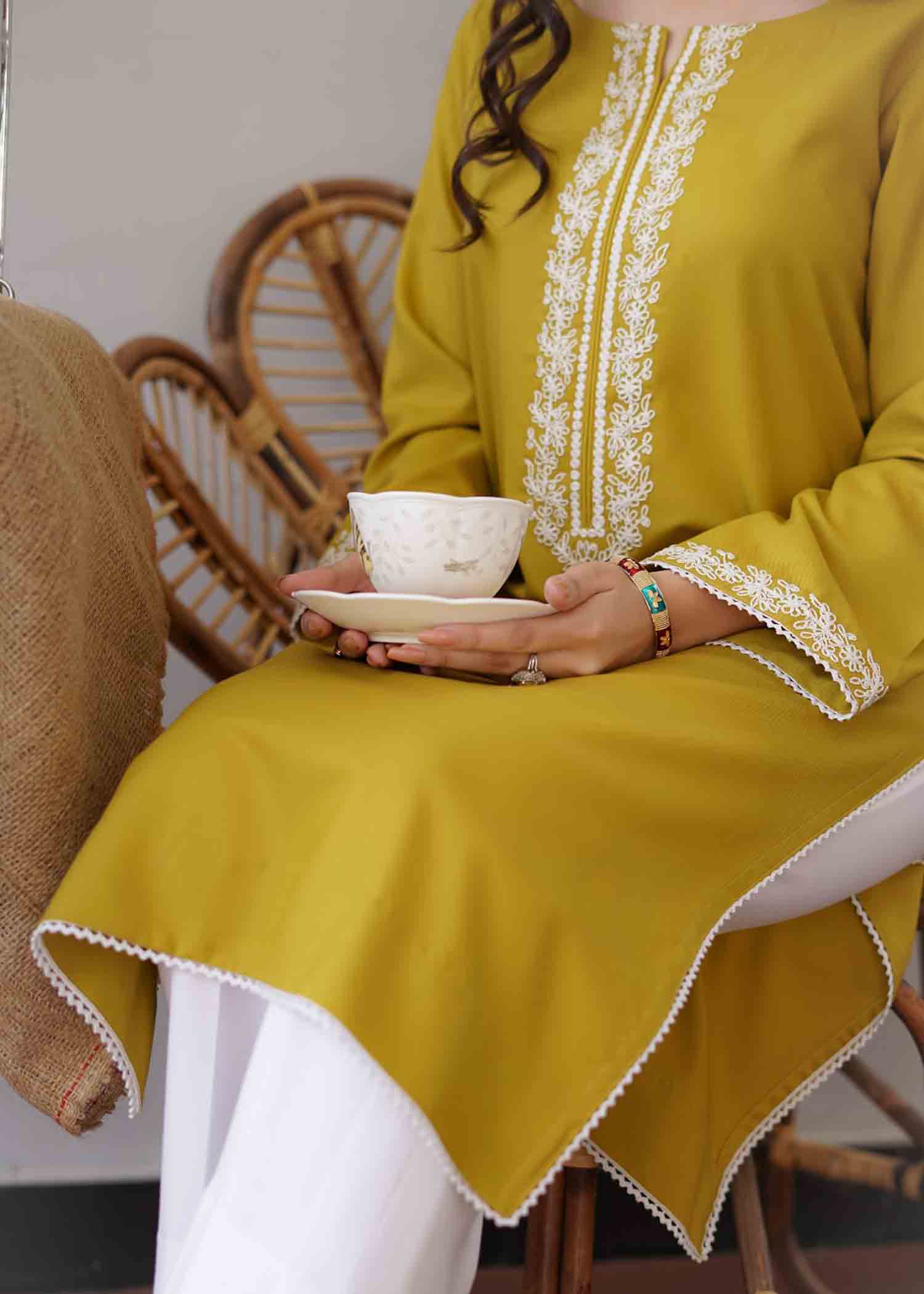 Aisling By Nirmal Lime Women 2pcs