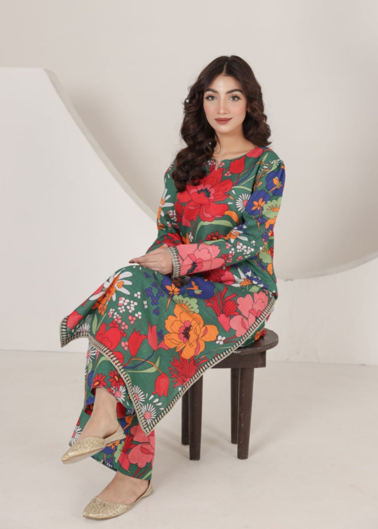 Chaudhary Arts Meena Printed Women 2pcs