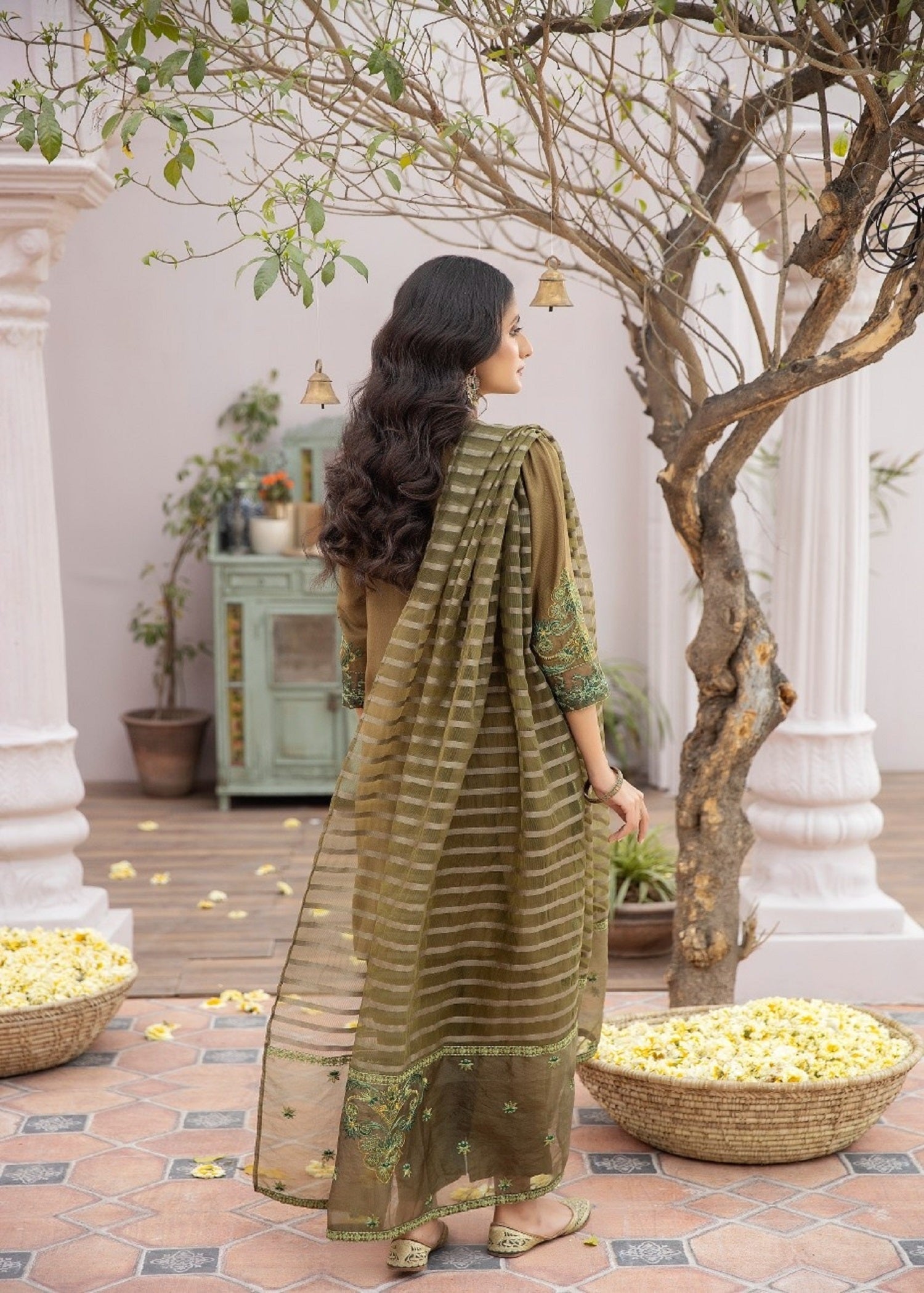 La Rosaa LE 24 12 Olive Green Women 3pcs