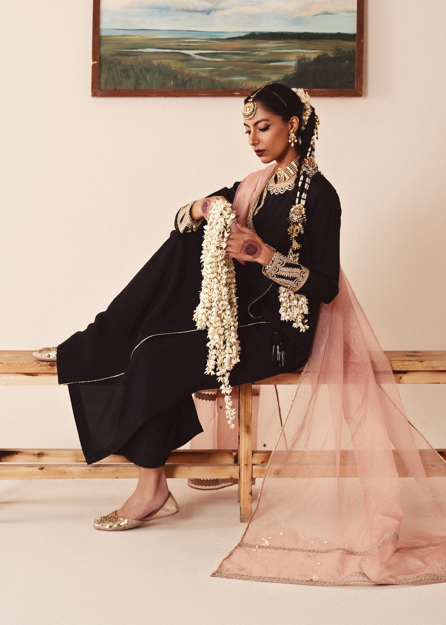 Rang-e-Haya Misty (Black) Women 3pcs