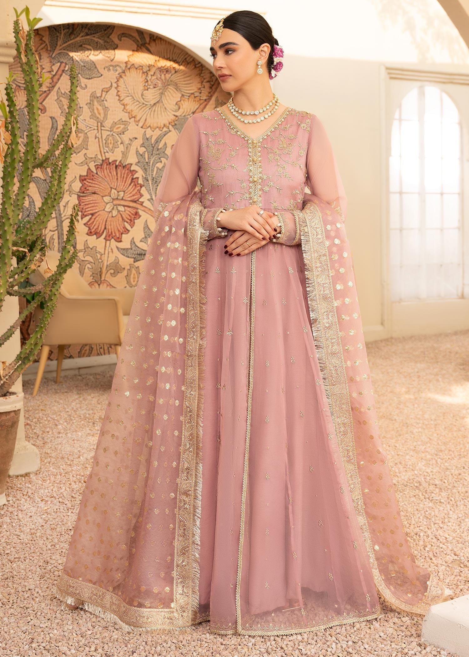 Rang-e-Haya Zarnash (lylic pink) Women 4pcs