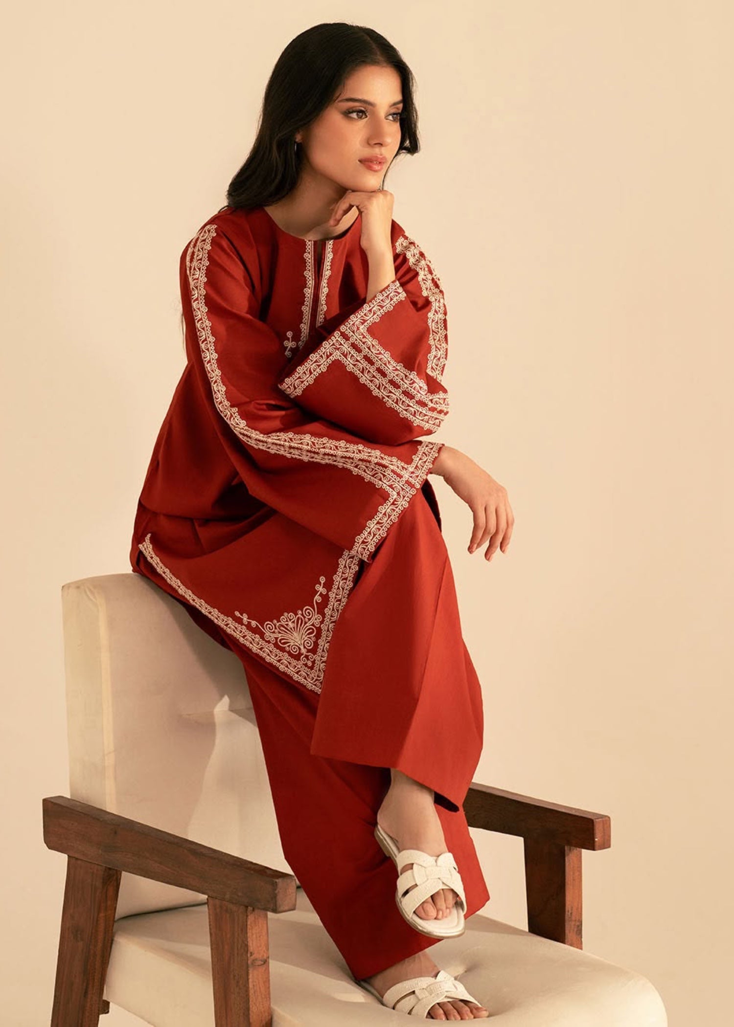 The Turkish Wear RUSTY KURTA SET Women 2pcs