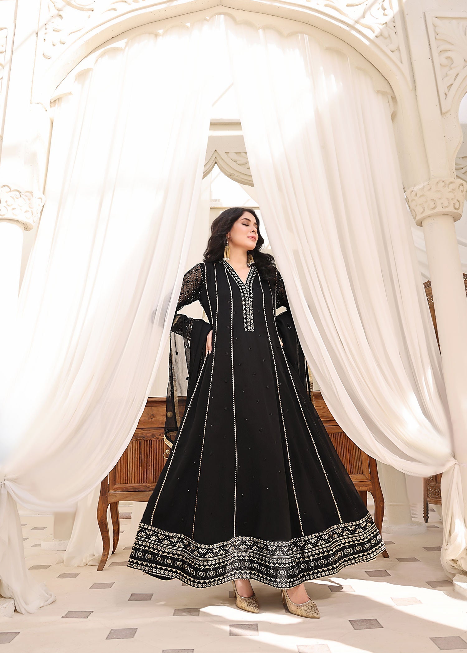 Abaan Zohan Kashish Black Women 3pcs