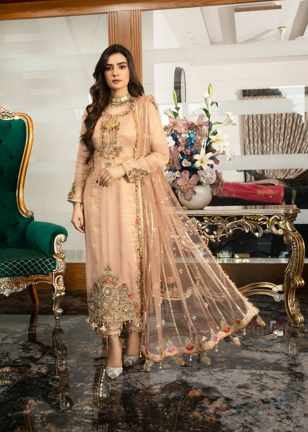 Khuda Baksh Creations M 105 Pink Women 4pcs