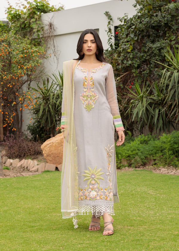 Khuda Baksh Creations M 108 grey Women 4pcs