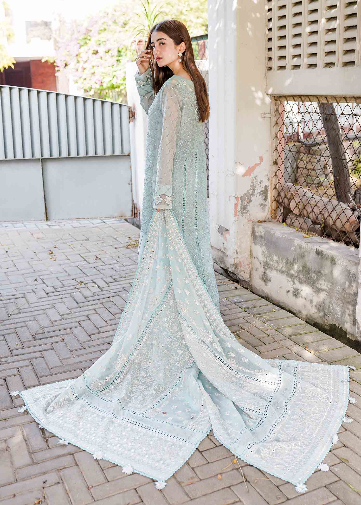 Rang-e-Haya Wilbur (Coral Blue) Women 4pcs