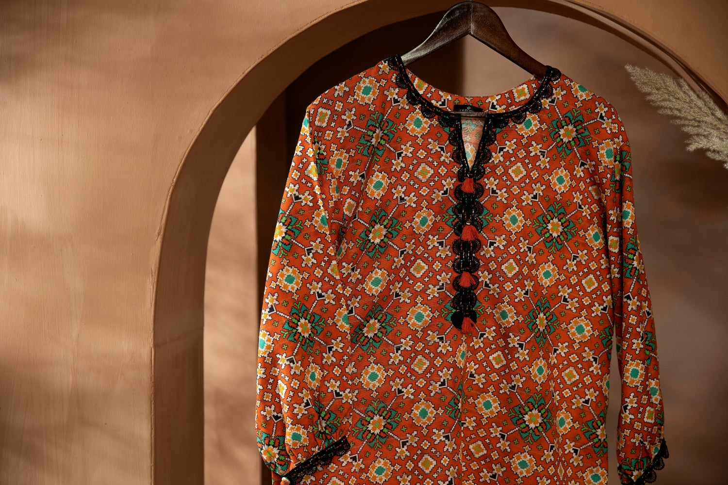 La Rosaa LA2 03 Orange Pixels Women 1pcs