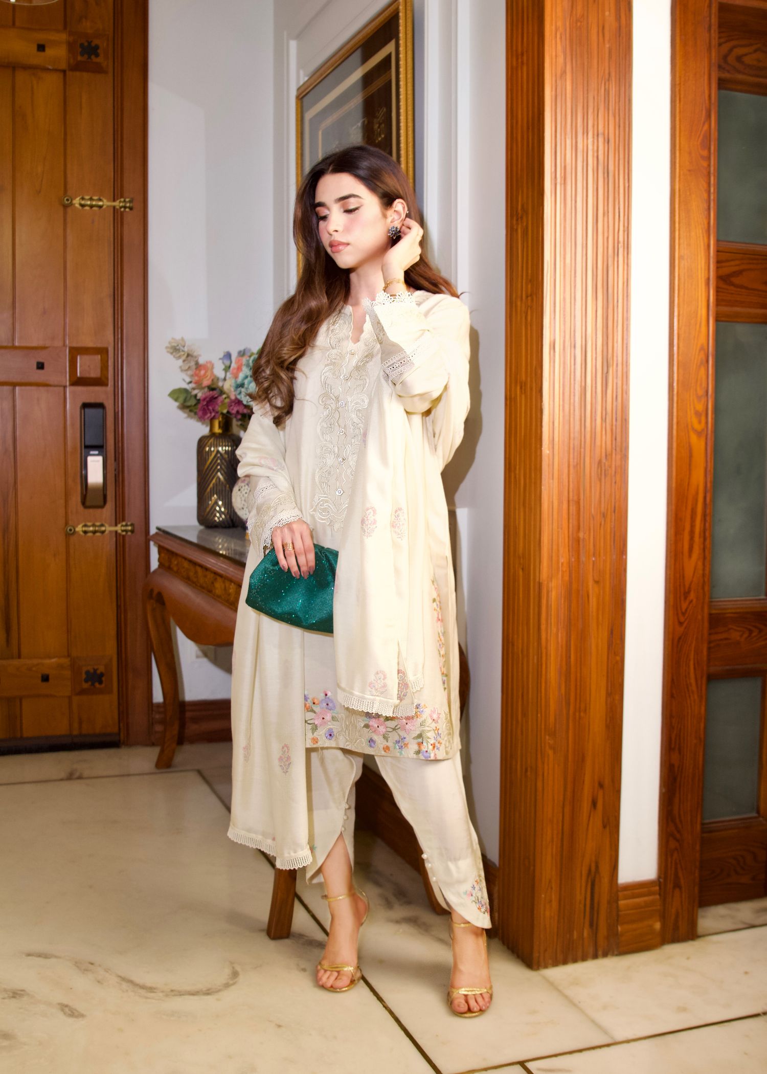 Maroon By Iqra Chaudhry BOTANICAL CANVAS Women 3pcs