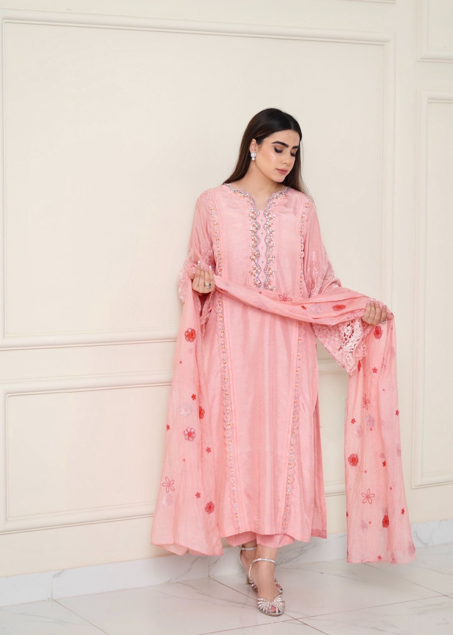 Maroon By Iqra Chaudhry Flamingo Pink Women 3pcs