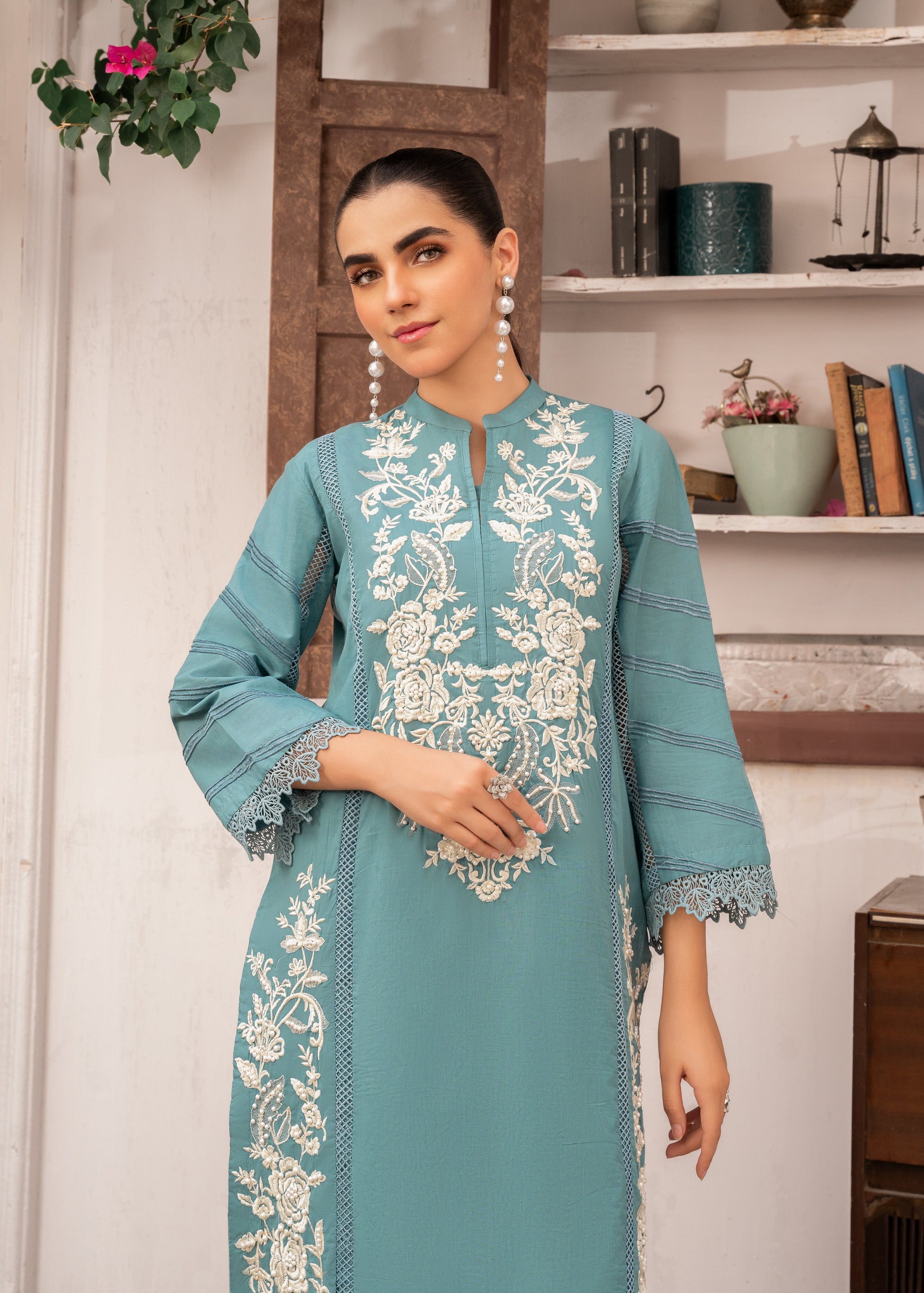 Sahibas By Mirza Aquamarine Women 2pcs