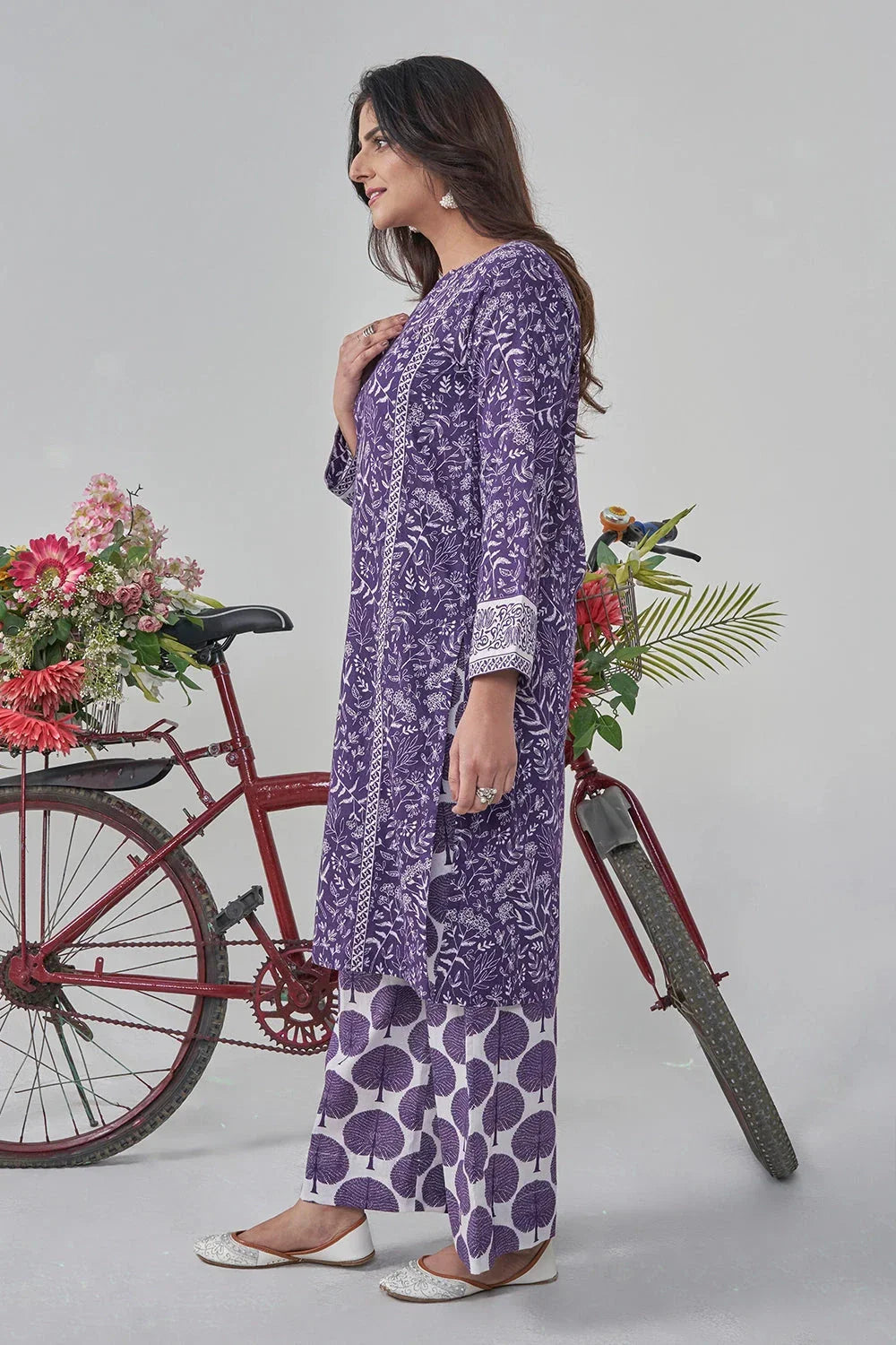Khas Stitched Printed Lawn Shirt and Trouser RKTW 3027 Women 2pcs