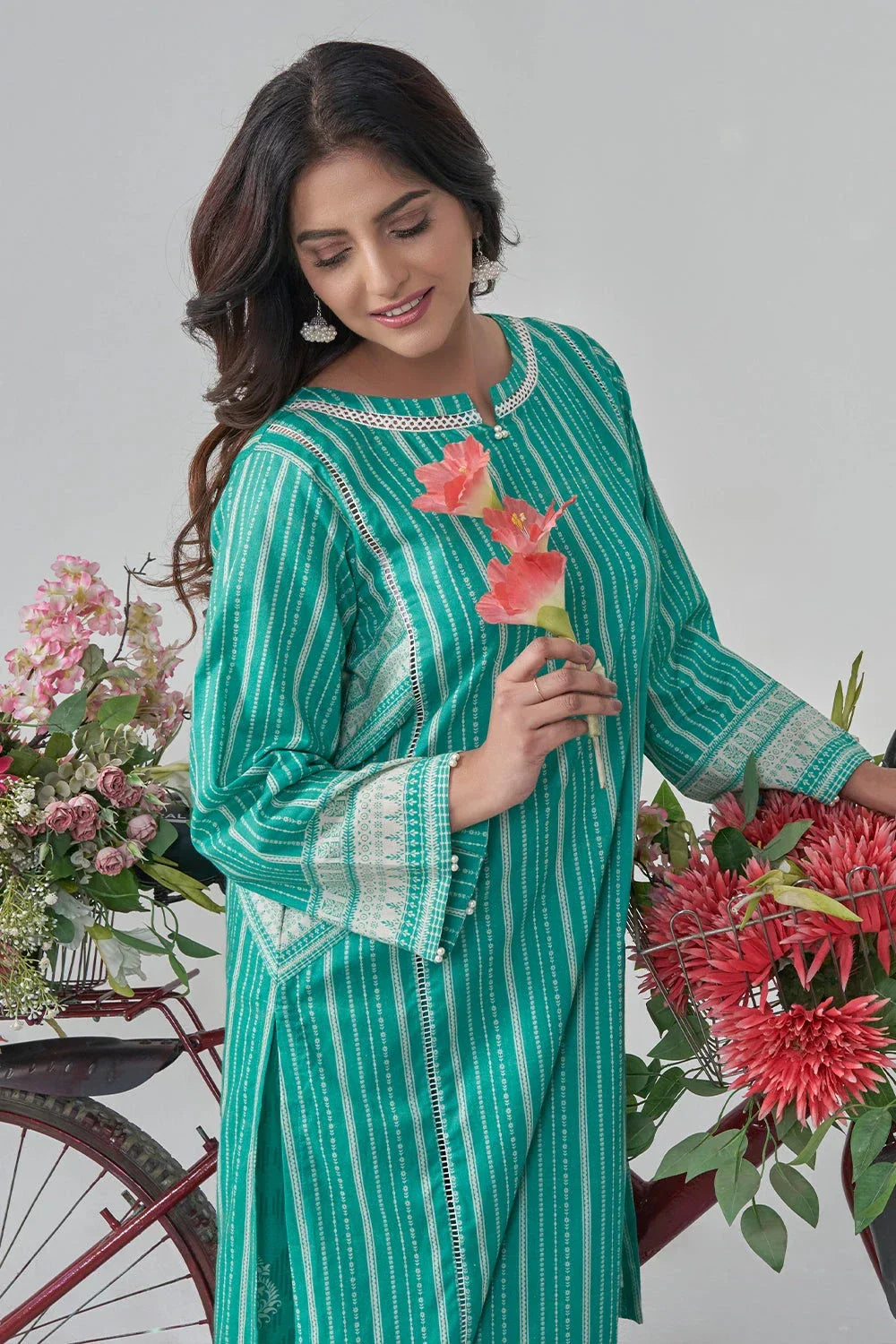 Khas Stitched Printed Lawn Shirt and Trouser RKTW 3029 Women 2pcs