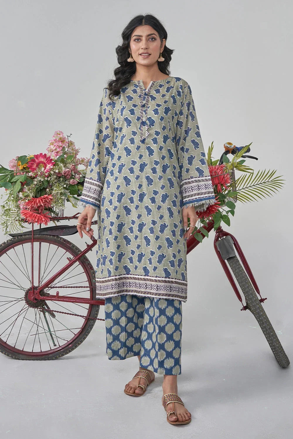Khas Stitched Printed Lawn Shirt and Trouser RKTW 3047 Women 2pcs