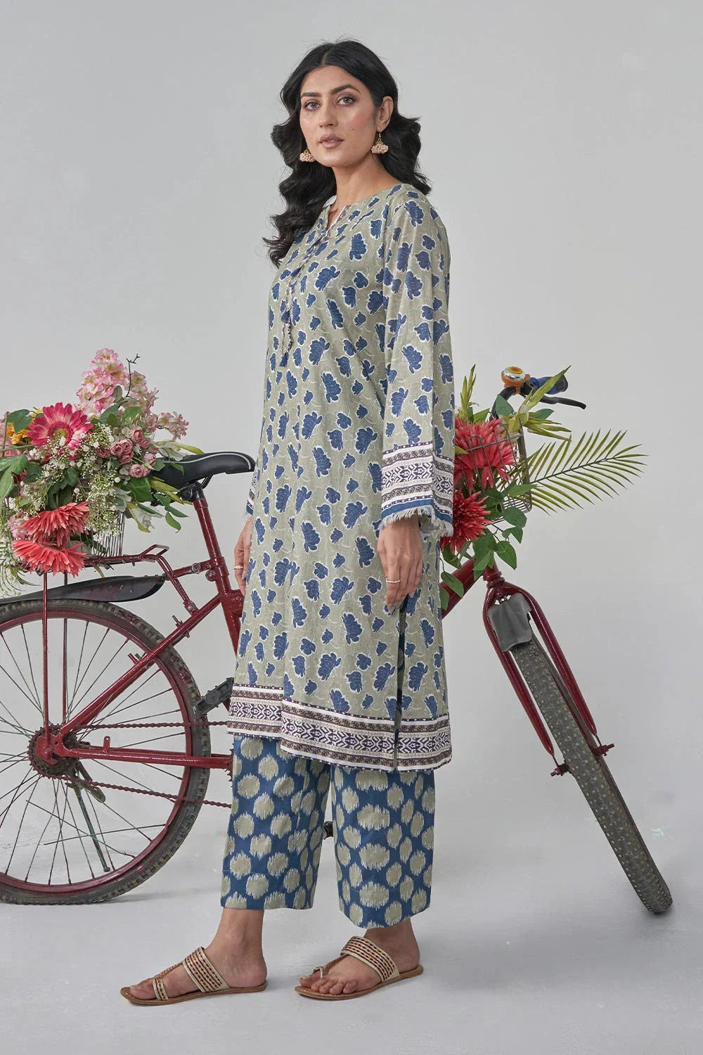 Khas Stitched Printed Lawn Shirt and Trouser RKTW 3047 Women 2pcs
