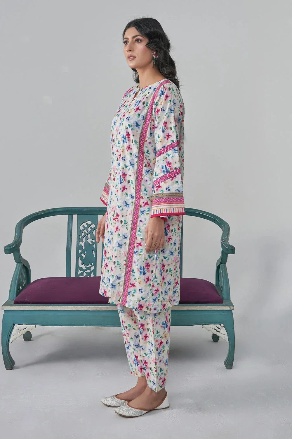 Khas Stitched Printed Lawn Shirt and Trouser RKTW 3049 Women 2pcs