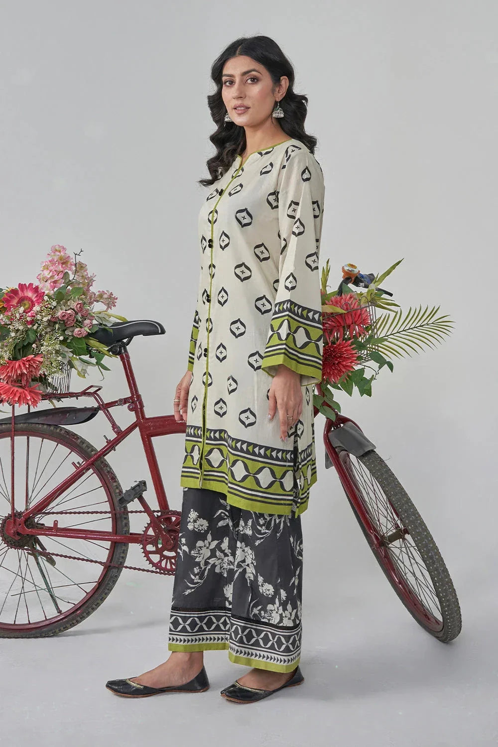 Khas Stitched Printed Lawn Shirt and Trouser RKTW 3050 Women 2pcs