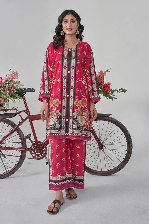 Khas Stitched Printed Lawn Shirt and Trouser RKTW 3051 Women 2pcs