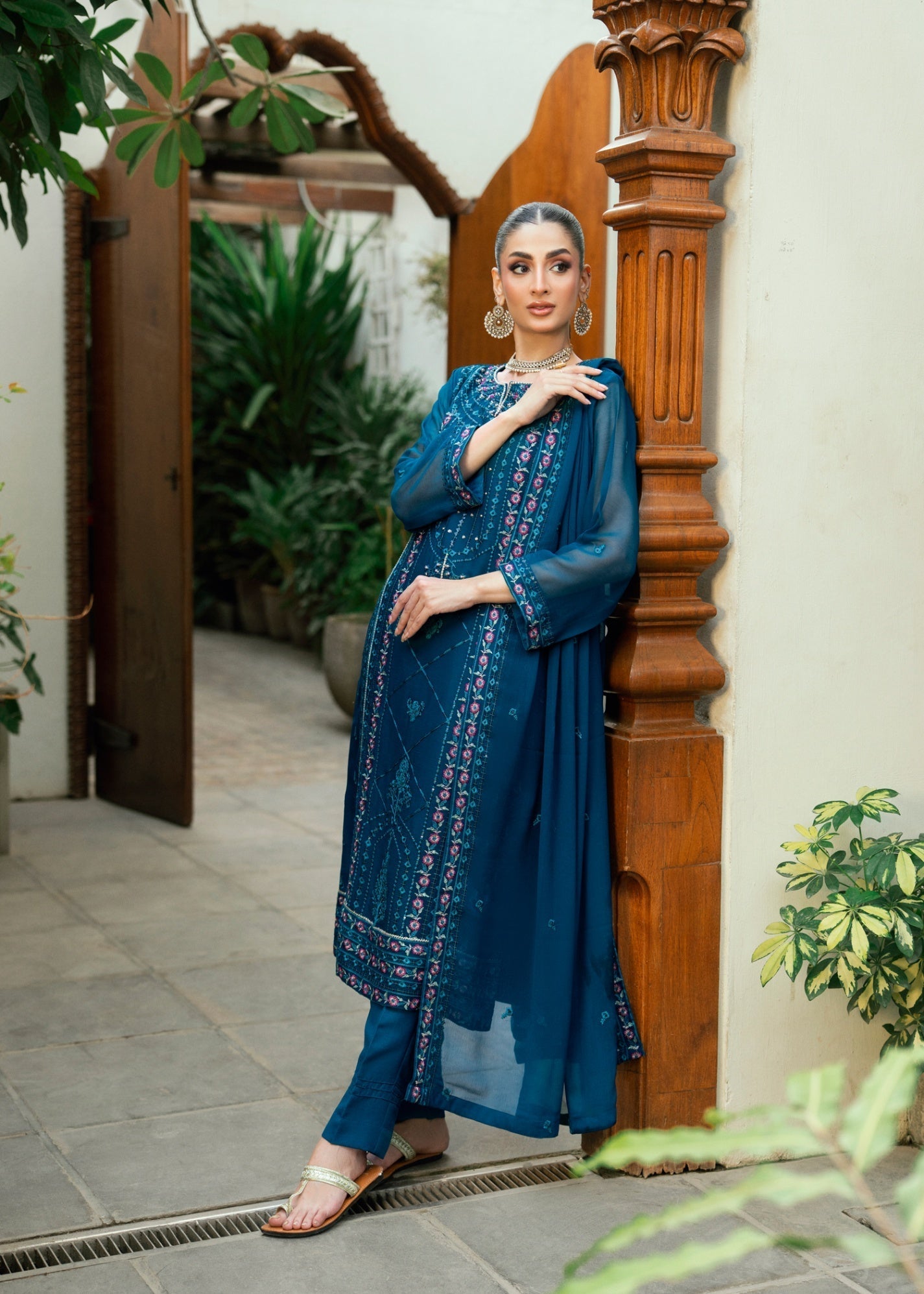 Shamooz Teal SEM 0841 Women 3pcs