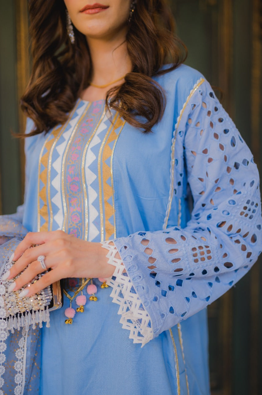 Rj’s Pret STEEL BLUE Women 3pcs