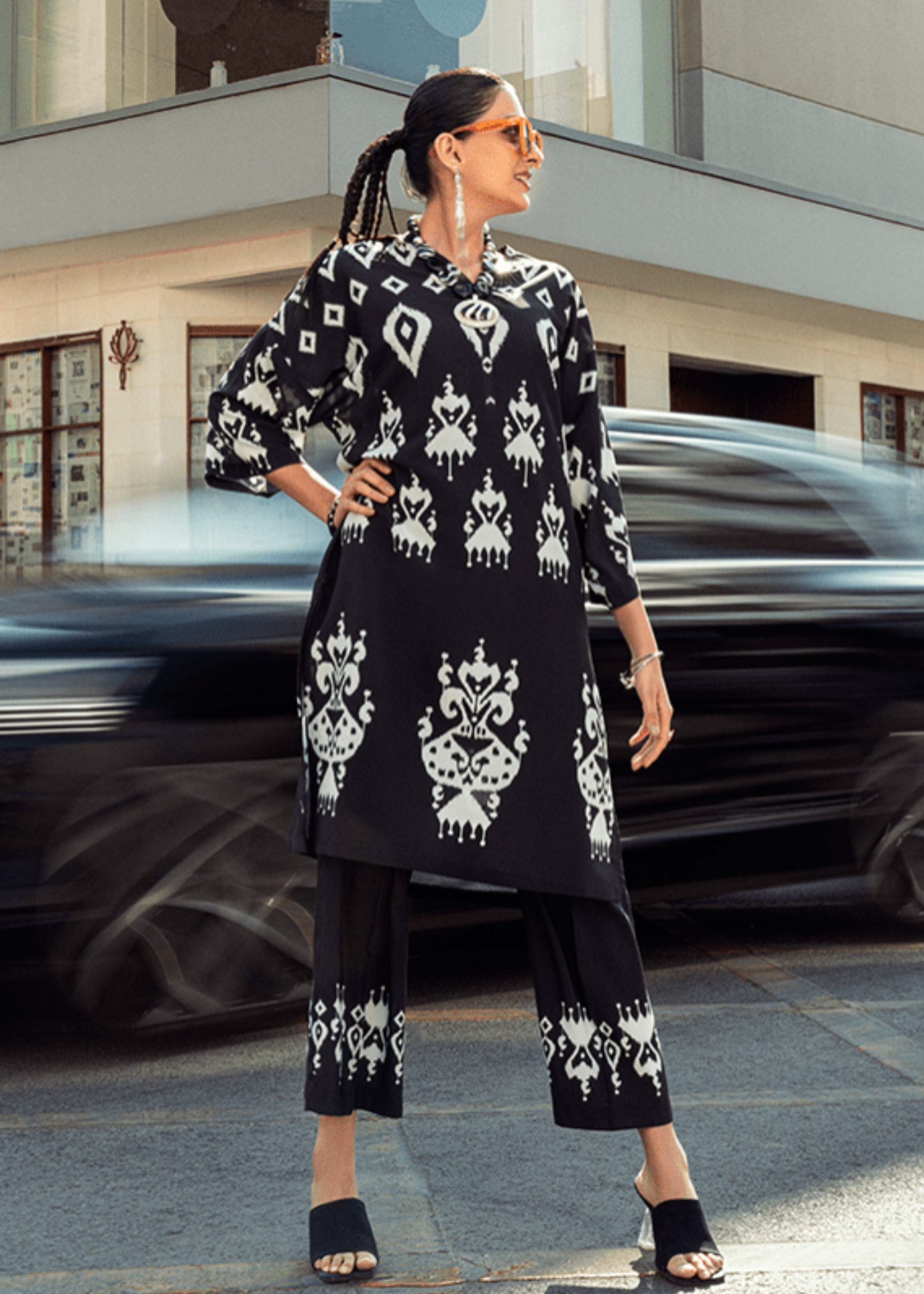 Kaanthaa Yin Yang Stitched () Women 2pcs