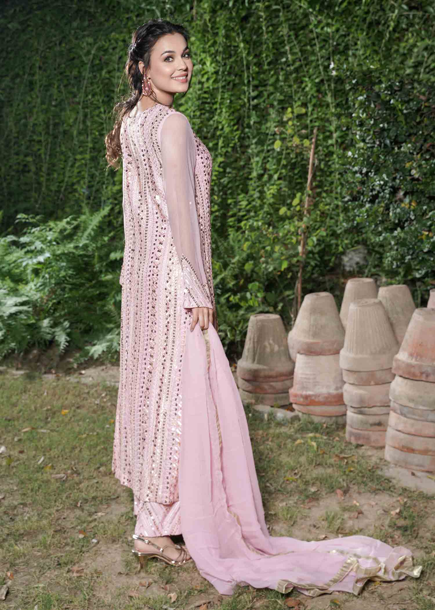 Rang-e-Haya Ufaq/Pink Women 4pcs