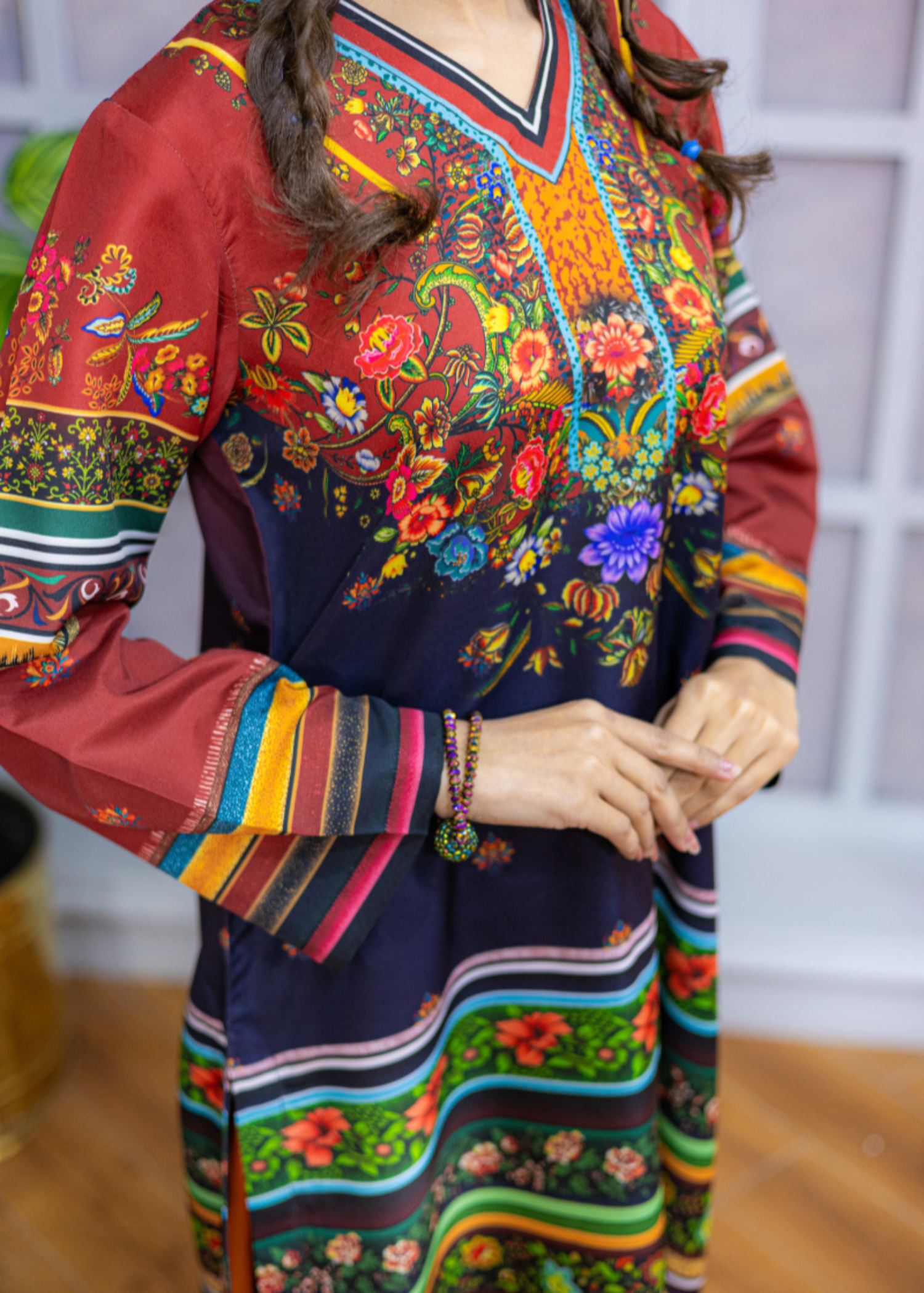 Posheri Spice Stripes Women 2pcs