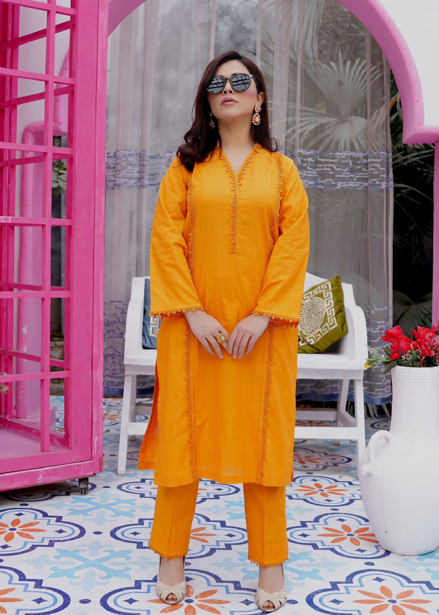Yolo Pret NEEDLE LAWN SOLID S24 0001 Women 2pcs
