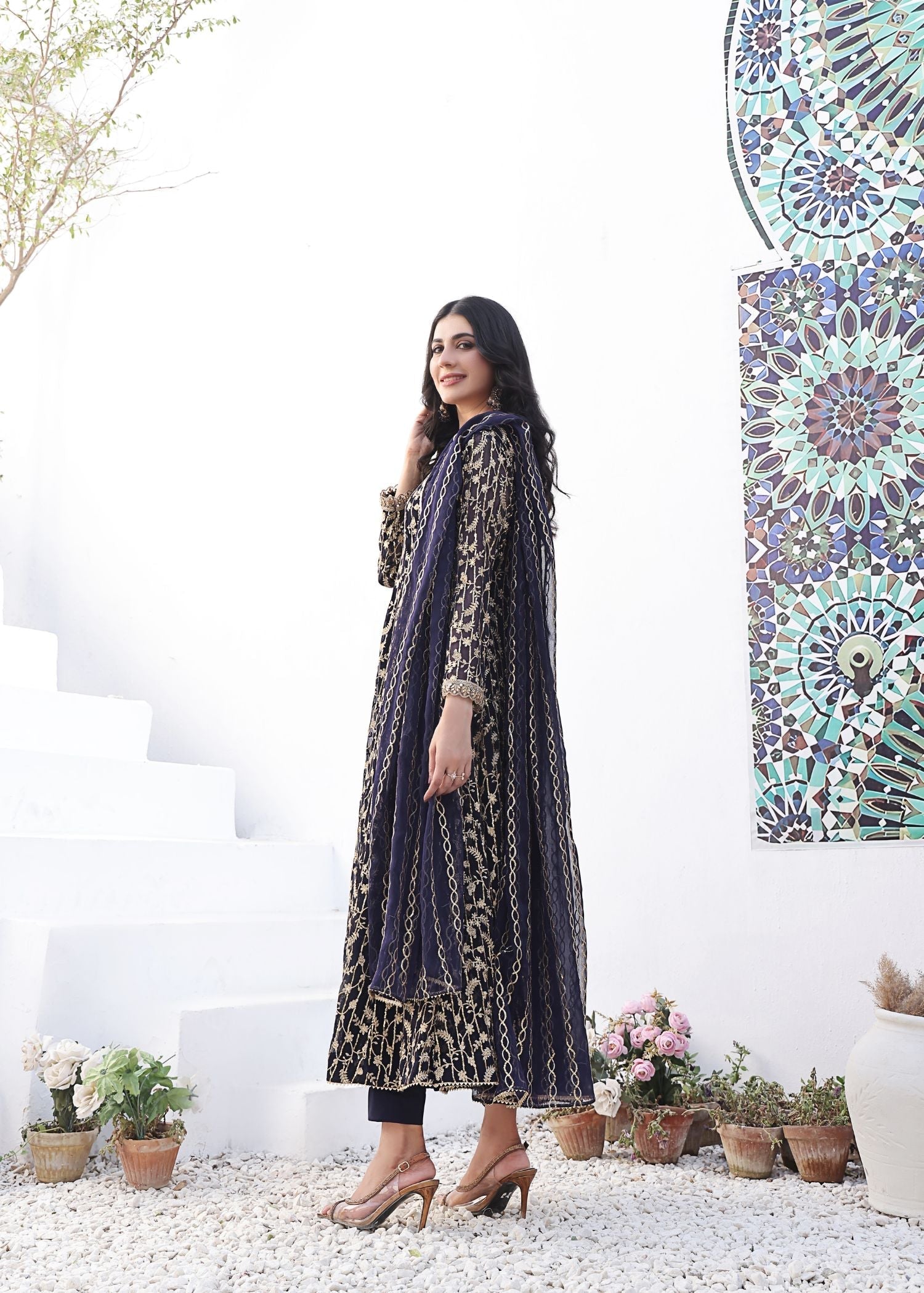 Ayesha Closet Shama Blue Women 3pcs