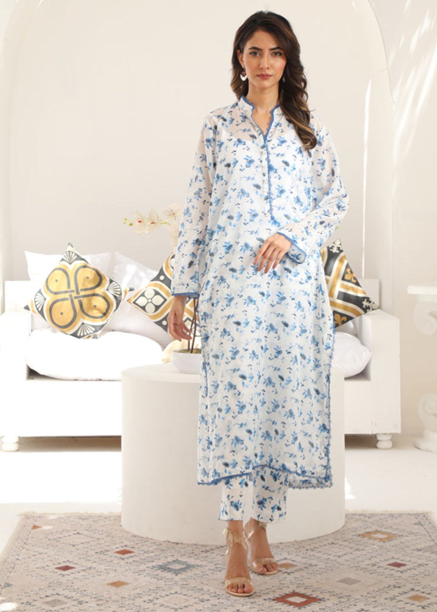 Najia Zia PANSY PRINTED SUIT (STITCHED) Women 2pcs