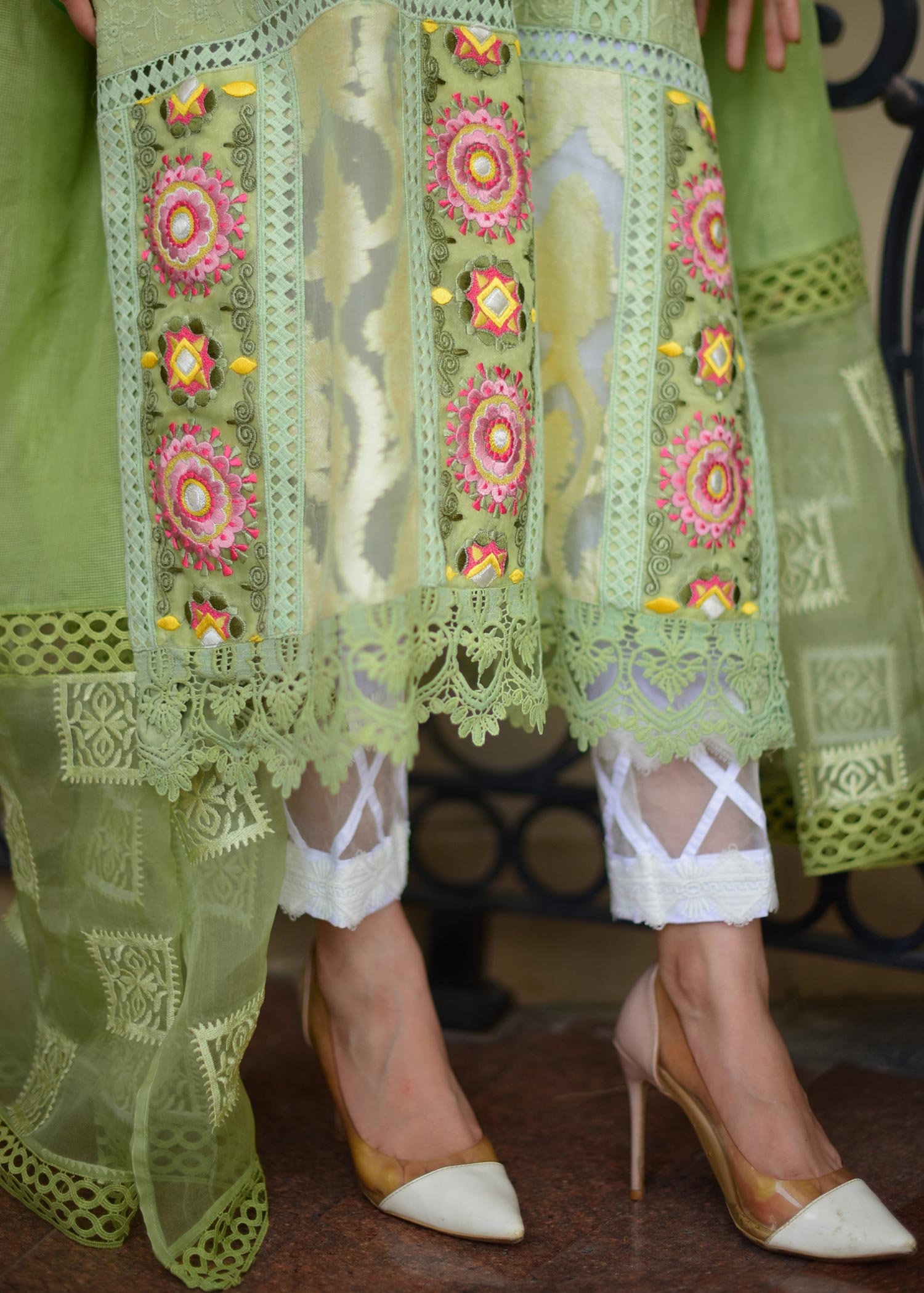 Rj’s Pret SHEEN GREEN Women 2pcs