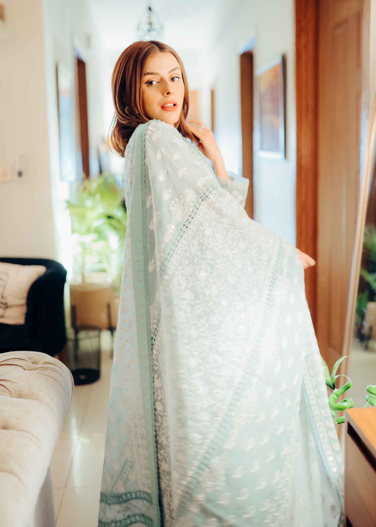 Rang-e-Haya Wilbur (Coral Blue) Women 4pcs