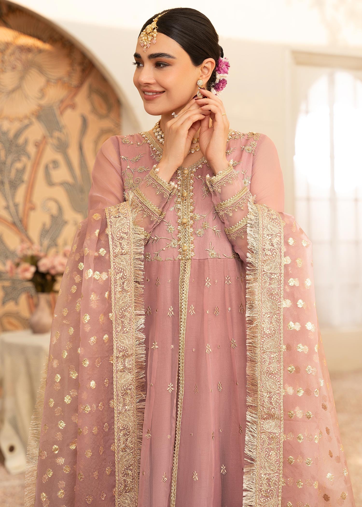 Rang-e-Haya Zarnash (lylic pink) Women 4pcs